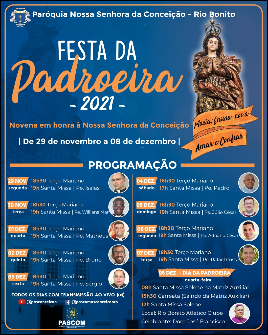 Programação da festa do padroeiro São Brás – Prefeitura de Vanini